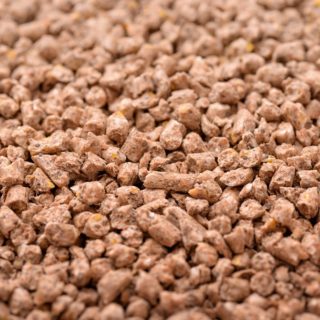 Background of animals compound feed pellets